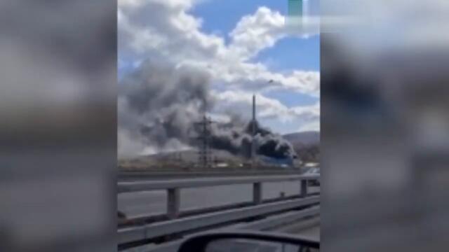 Large Fire at a Polyethylene Warehouse in Krasnoyarsk, Russia