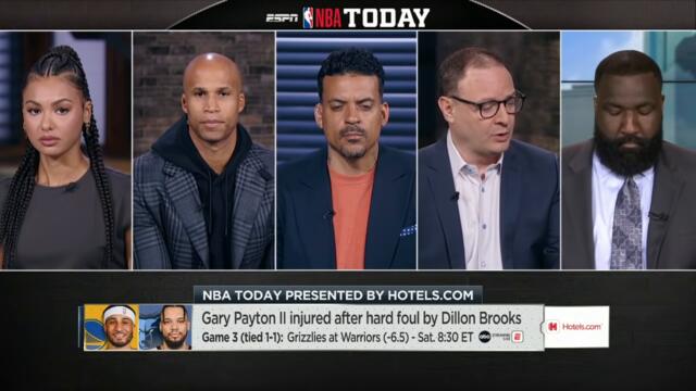 Dillon Brooks KNEW what he was doing - Richard Jefferson on Gary Payton II's injury | NBA Today