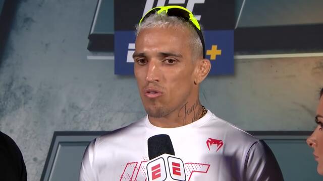 Charles Oliveira discusses missing weight, being stripped of lightweight title | UFC 274