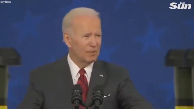 President Biden accidentally says U.S is 'arming Russia' in latest gaffe