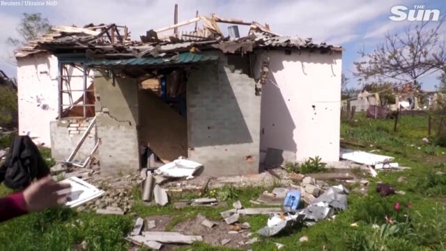 Ukrainian forces liberate village outside Kharkiv