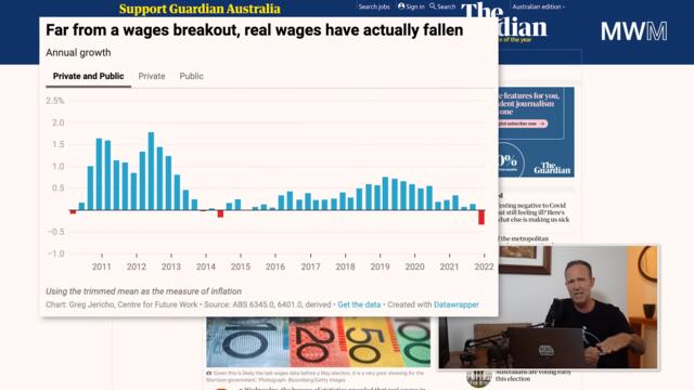 Scott's pay went up, yours went down.