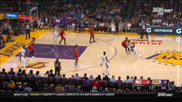 LeBron James puts on a show as Kobe Bryant sits courtside | 2019-20 NBA Highlights