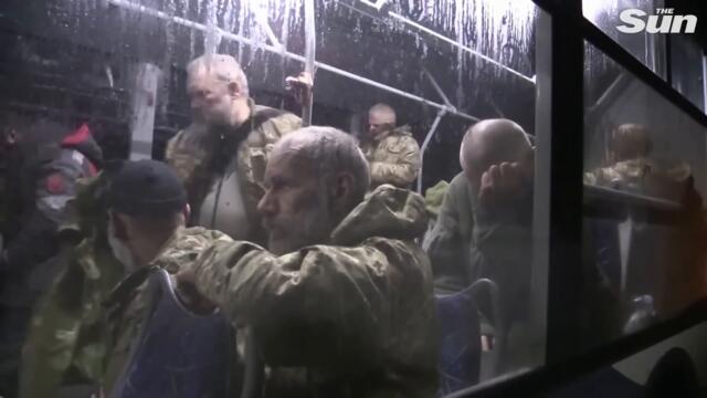 What will happen to the Azovstal soldiers escorted to Donetsk by Russia-backed forces?