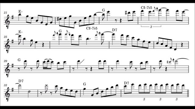 Django Reinhardt - Dinah Transcription