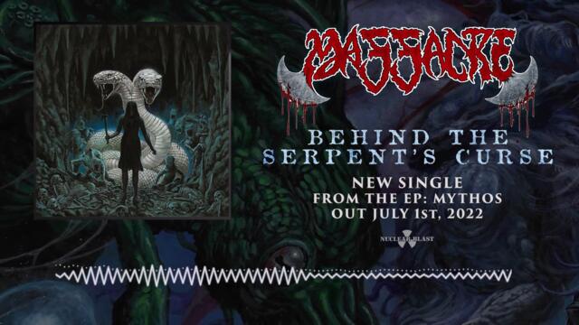MASSACRE - Behind The Serpent's Curse Feat. Anders Odden of Cadaver (OFFICIAL VISUALIZER)
