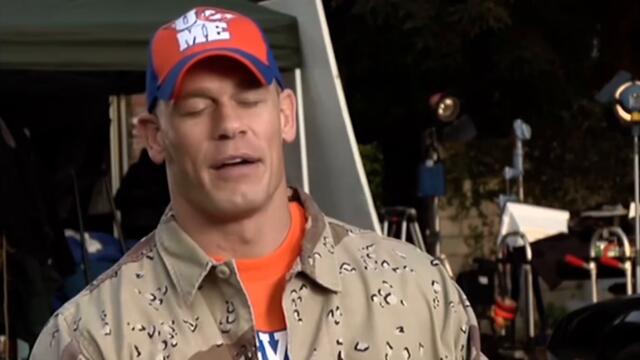 John Cena calls Fred the embodiment of the American Dream