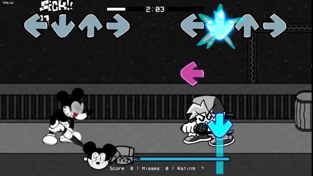 FNF Blinded By Sin(Vs Mickey Mouse) But Different Characters Sing It🎵Everyone(FNF SNS Scrapped Song)