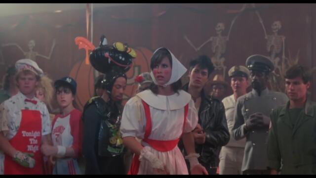 Once Bitten (1/1) Jim Carrey Caught in a Dance Off (1985) HD