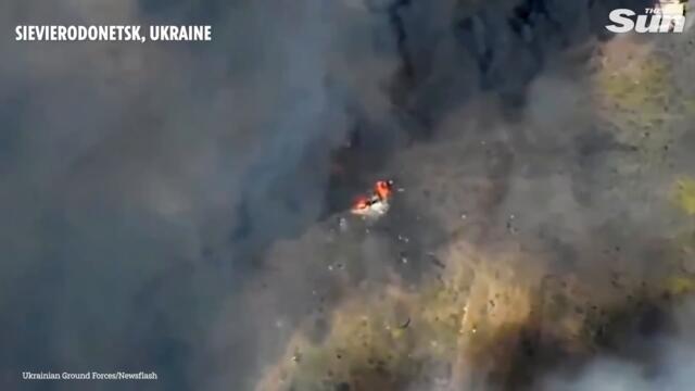 Ukraine forces destroy 3 Russian multiple rocket launchers in Sievierodonetsk