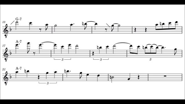 Miles Davis - Milestones Transcription (For Guitar)