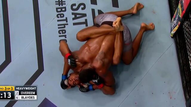 Curtis Blaydes's Brutal KO of Alistair Overeem  at UFC 225