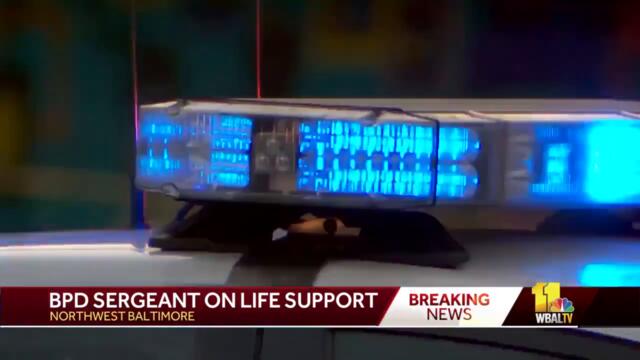 BPD: Police sergeant struck by vehicle in NW Baltimore