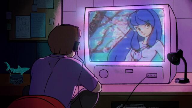 sakura Hz - watching anime