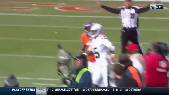 Aqib Talib rips Crabtree's chain right off