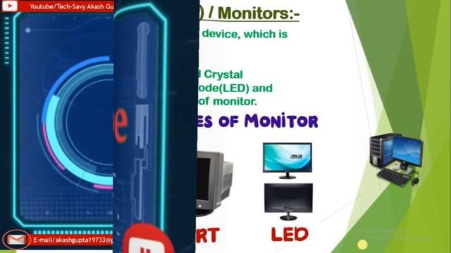 #Monitor Visual Display Unit / Computer Monitor || Types of Monitor || Full explanation ||