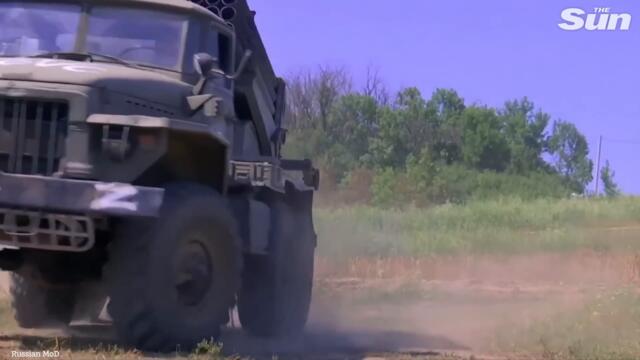 Russia shows off Grad multiple launch rocket systems