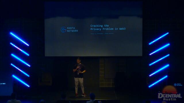 Cracking the Privacy Problem in Web3 - MANTA Network - DCENTRAL Austin 2022