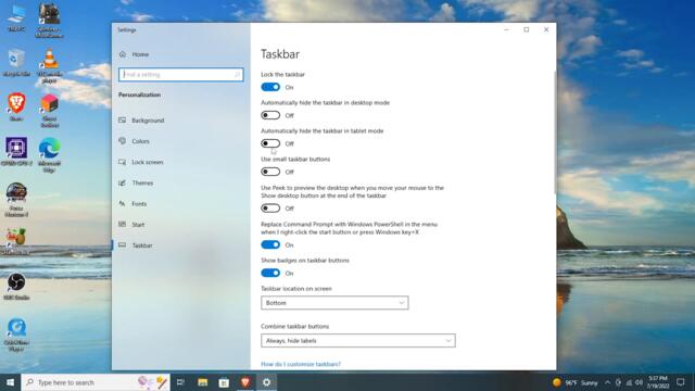 Minimalistic Simple Window10 Setup