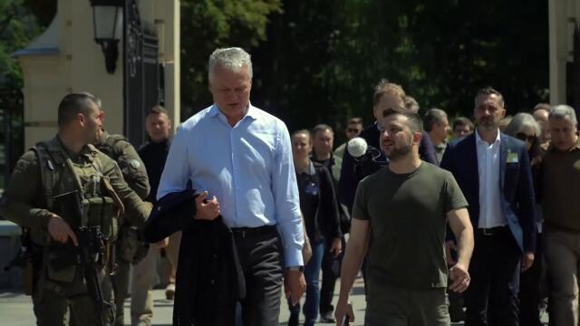 Президент України Володимир Зеленський зустрівся з Президентом  Литви Гітанасом Науседою