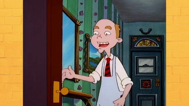 Mr. Simmons and Peter in "Arnold's Thanksgiving" | Nick Animation