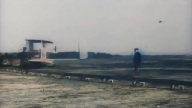 The Wright Brothers: First Flight - 1903 - History in Color