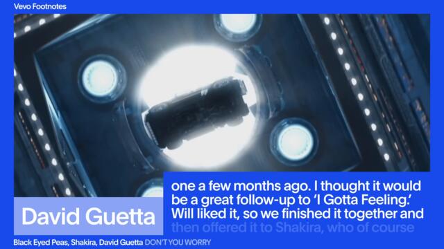 Black Eyed Peas, Shakira, David Guetta - The Making of 'Don't You Worry' (Vevo Footnotes)