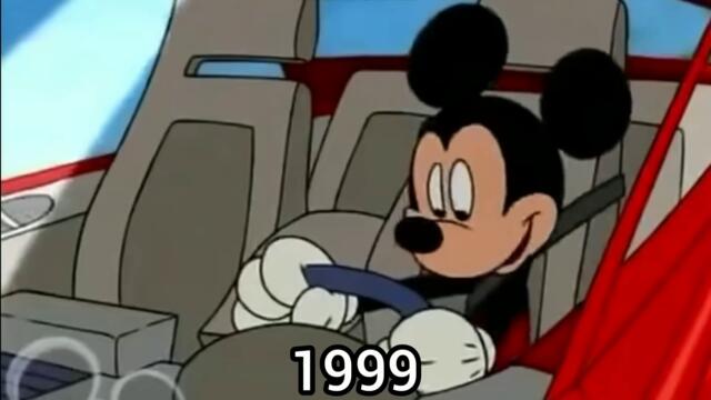 Evolution of Mickey Mouse