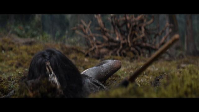 Prey (2022) "Naru Gets Trapped in a Swamp" Scene (HDR)