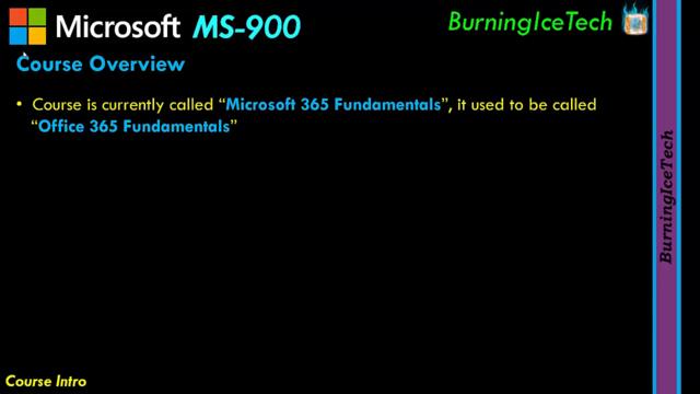 MS-900 - Microsoft 365 Fundamentals | Course Intro