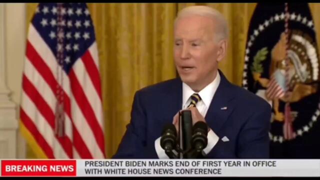 Biden ignores $10,000 student loan forgiveness question🤯. Answers another question instead.😱