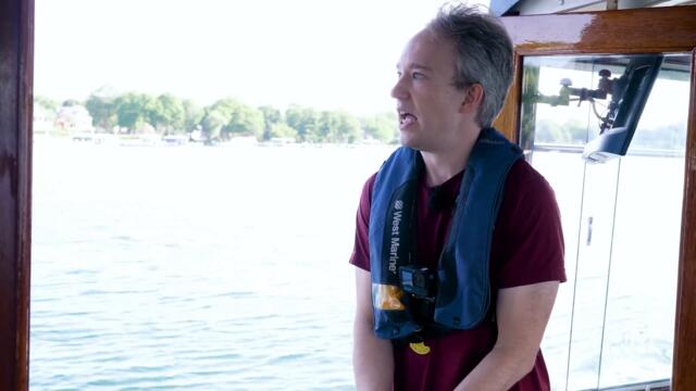 Delivering mail by jumping from a moving boat