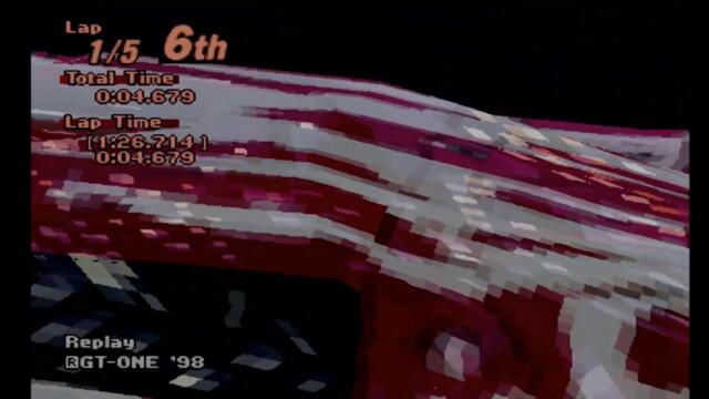 [Flowframes 60FPS Interpolation Conversion] Gran Turismo 2 Gameplay Demo