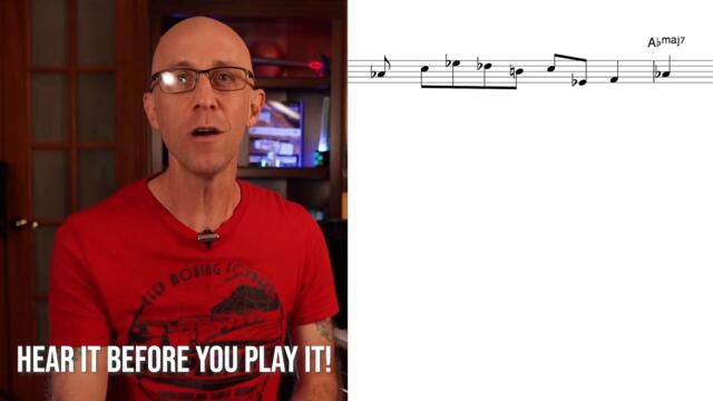 Bebop Lines You Should Know No.20 (Beat Targeting) | Sheet Music | Jazz Exercise