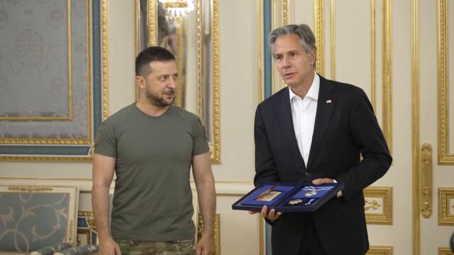 Президент України Володимир Зеленський зустрівся з Держсекретарем США Ентоні Блінкеном