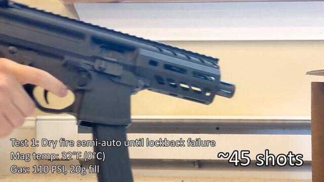 APFG MPX-K GBB Insane Full Auto Cold Temperature Weather Performance/Test