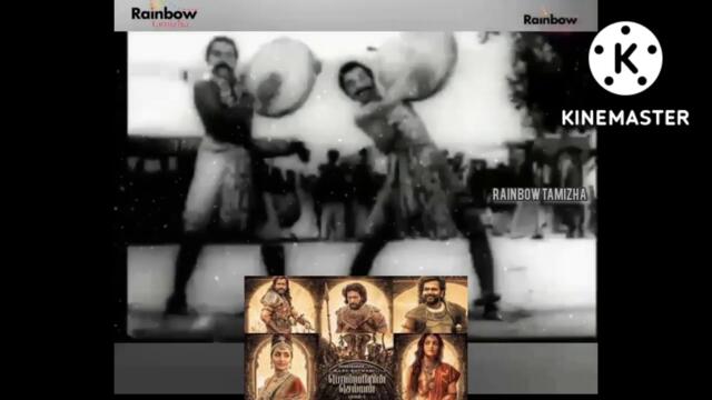 old Tamil Movie Remix BG Video By ps1 ponniyin nadhi song