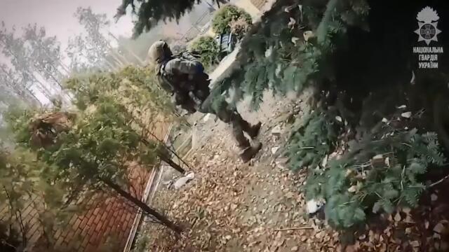 Ukrainian National Guard release video of active combat in Donetsk region
