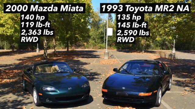MR2 vs MIATA // Comparison Review // Why The Miata Is Better Than MR2