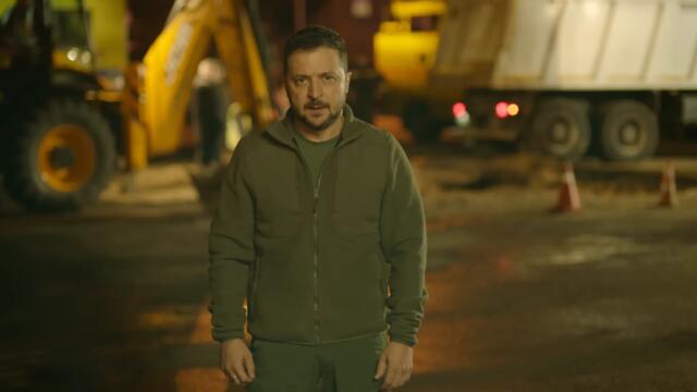 Президент Украины с обращением про восстановление электрики и водоснабжения после обстрелов