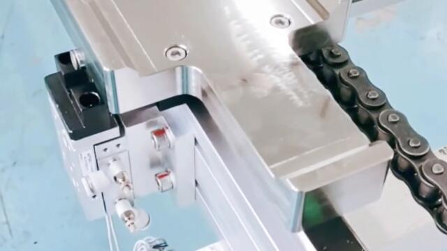 Huiside automation, high-speed non-standard customized rectangular ring guide conveyor line case