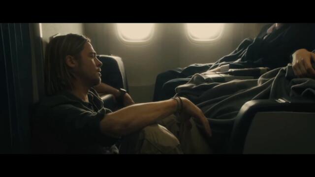 World War Z, Plane outbreak