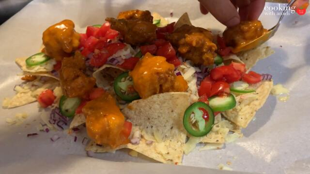 Buffalo Popcorn Chicken Nachos: EPIC Nacho Recipe! #nachoday2022 2022-11-06 23:35