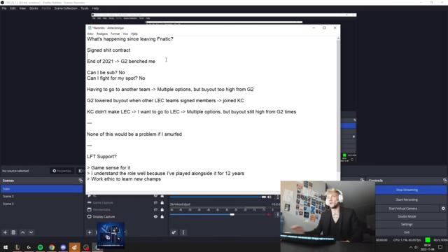 Rekkles on How G2 Treats Players After Getting Benched | Rekkles Clips