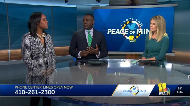 Ashley Johnson on Maryland Peace of Mind special