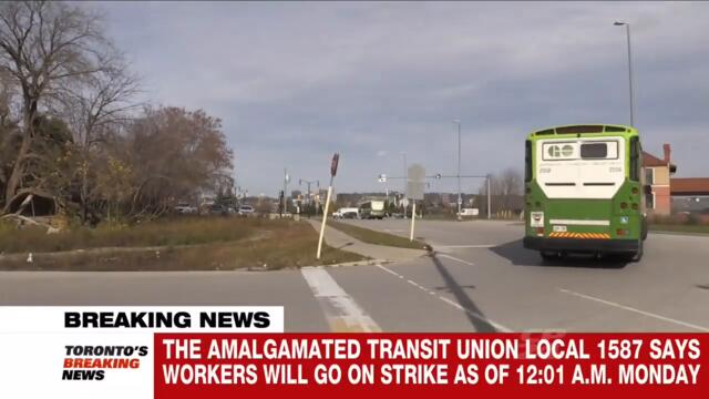 BREAKING: 2,200 GO Transit workers to strike starting Monday