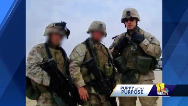 Centreville Marine veteran says service dog has changed his life