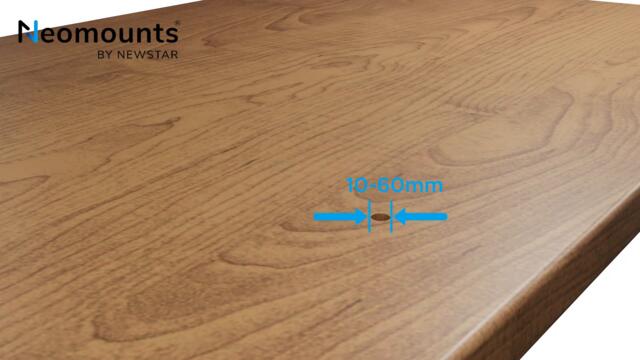 Neomounts by Newstar DS75-450BL2 monitor desk mount - full motion
