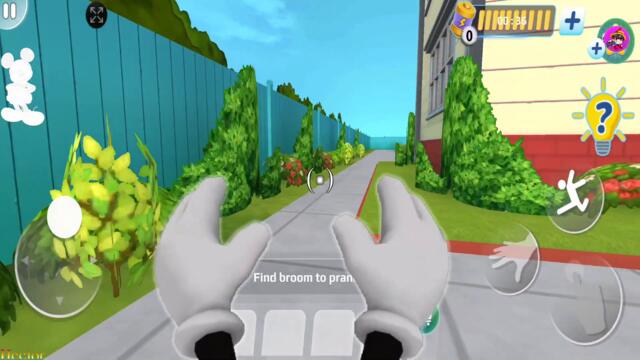 Playing as Mickey Mouse and Trolling Tani in Nick & Tani : Funny Story Game