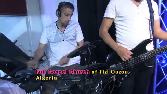 Ittubarek yisem-ik: Kabylian Christian Song @ Full Gospel Church of Tizi Ouzou, Algeria(Subtitles)